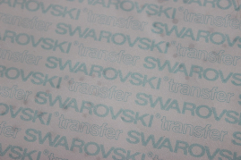 HÄM-002   Strassapplikation Swarovski Fahnen